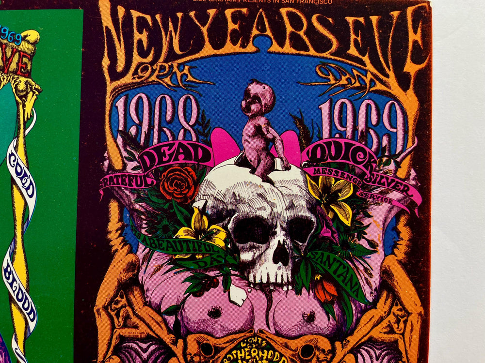 Lee Conklin Grateful Dead Winterland Ballroom 1968 Original Postcard BG-152