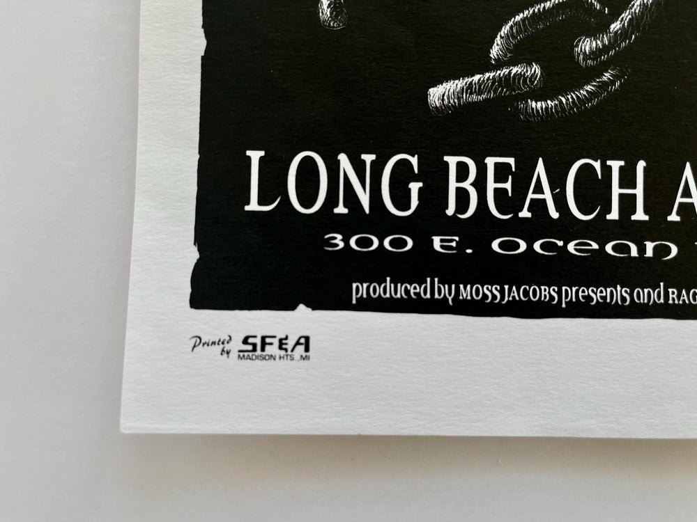 Bob Marley Day Celebration Poster 1997 Emek Long Beach Arena