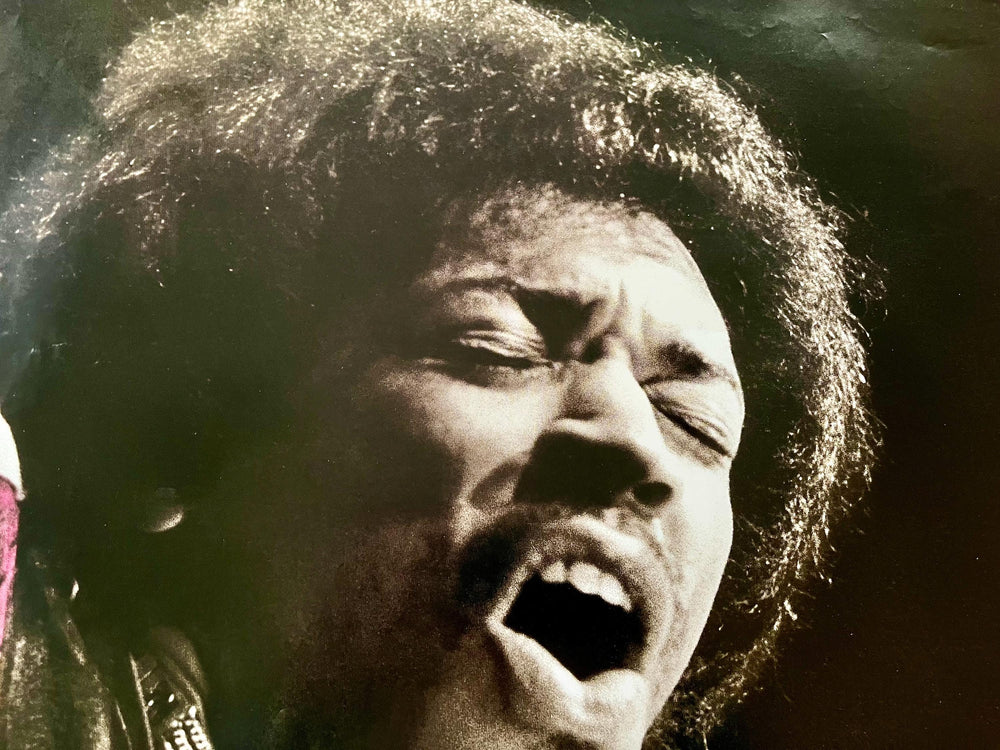 Jimi Hendrix Photographic Poster 1990s European Print Hulton Deutsch Collection