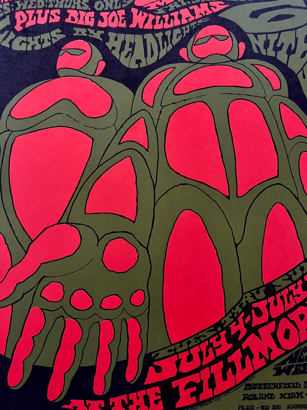 Bo Diddley Fillmore Auditorium 1967 BG-71 Bonnie MacLean Original Concert Poster