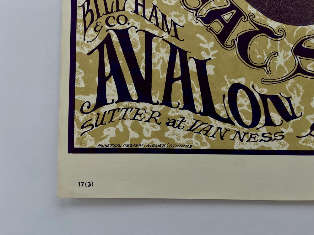 Jefferson Airplane Avalon Ballroom 1966 RP-4 Stanley Mouse Alton Kelley