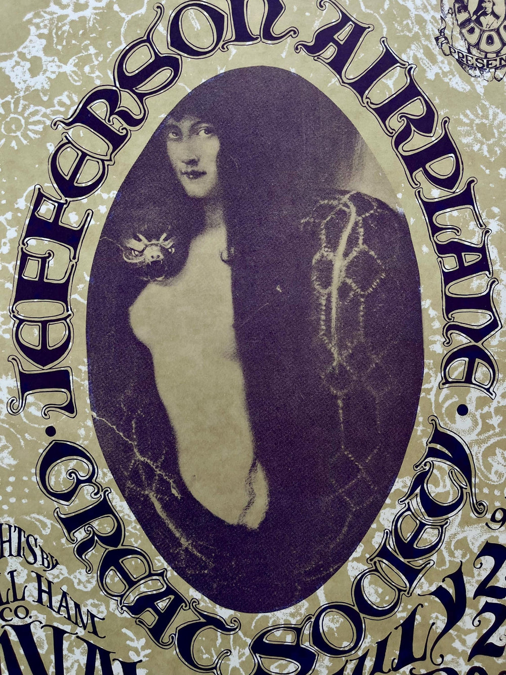 Stanley Mouse Alton Kelley Franz Stuck Jefferson Airplane Avalon Ballroom 1966 RP-4