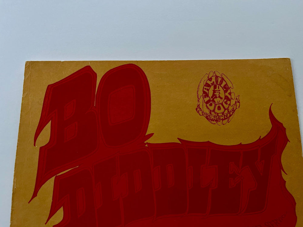 Alton Kelley Stanley Mouse Bo Diddley  Concert Poster 1966 Avalon Ballroom FD-18 RP-2