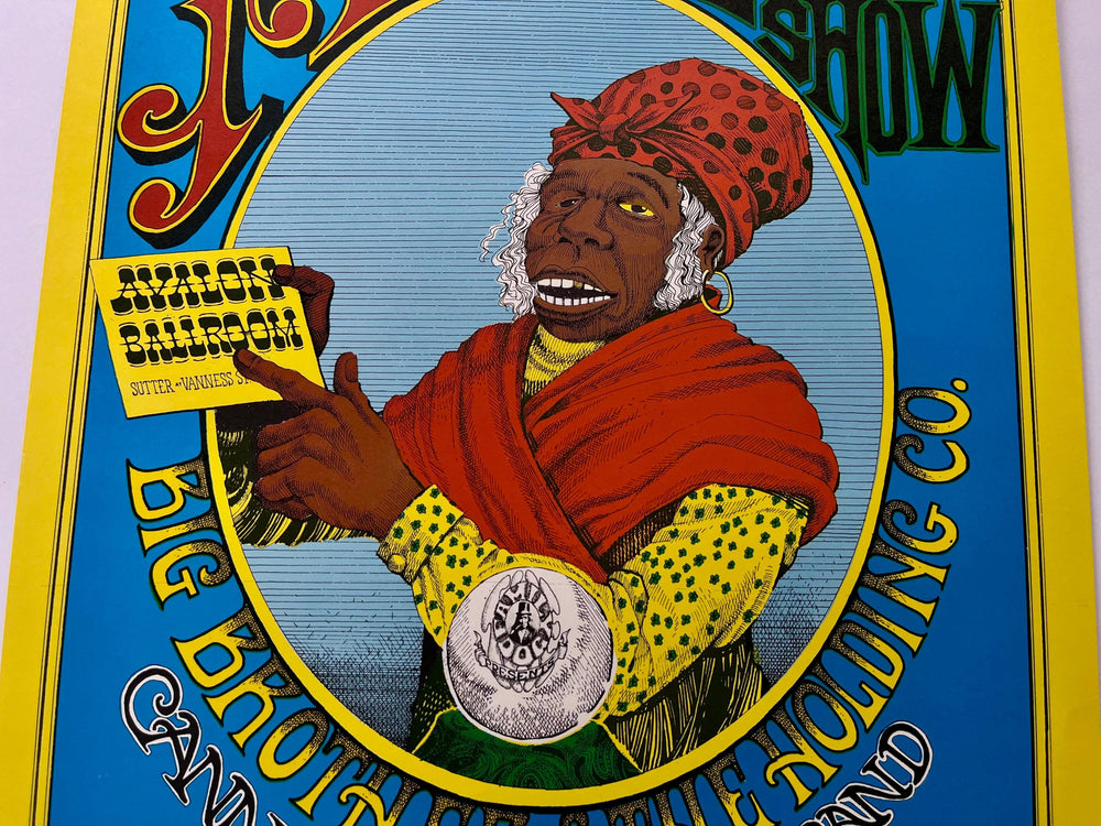 Rick Griffin Big Brother Canned Heat Avalon Ballroom 1967 FD-65 RP-2