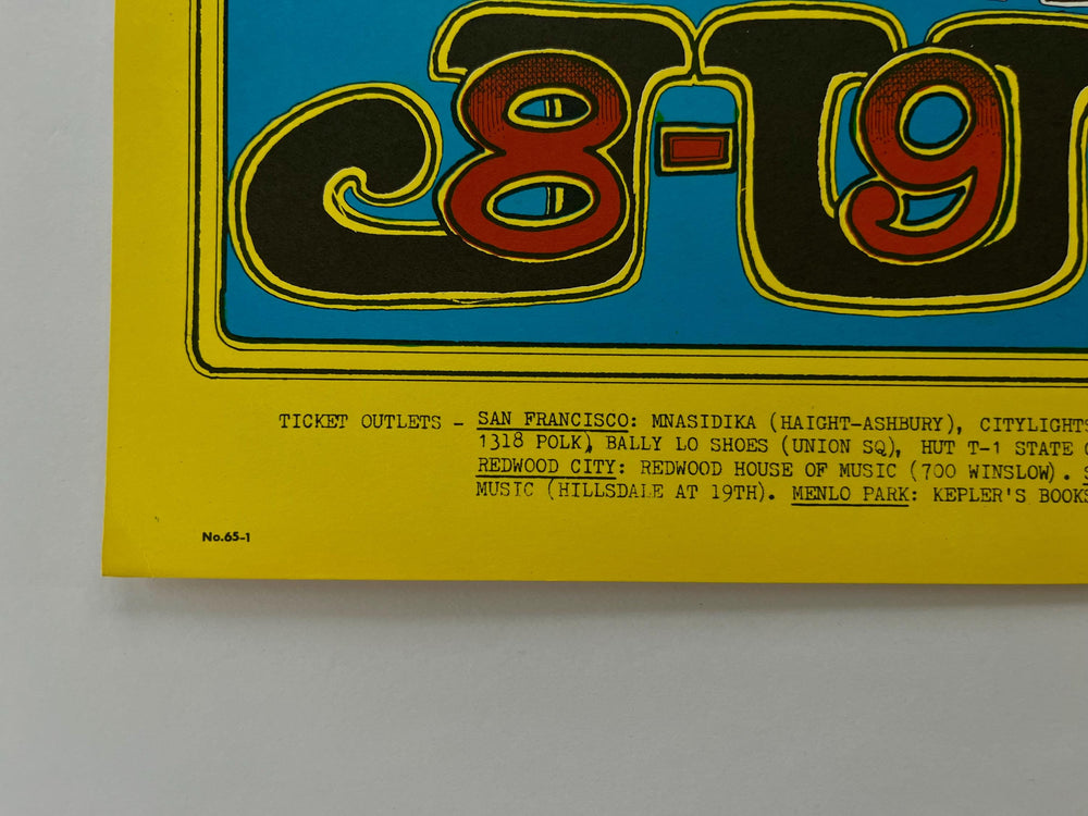 Rick Griffin Big Brother Canned Heat Avalon Ballroom 1967 FD-65 RP-2