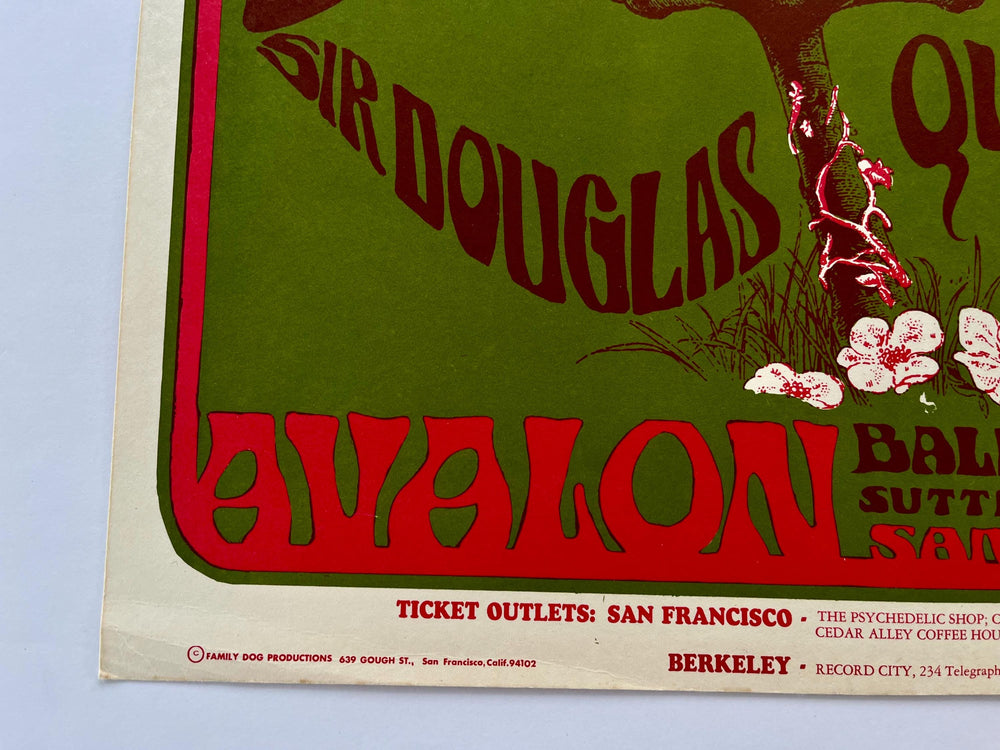 13th Floor Elevators Avalon Ballroom 1966 FD-24 Stanley Mouse Alton Kelley