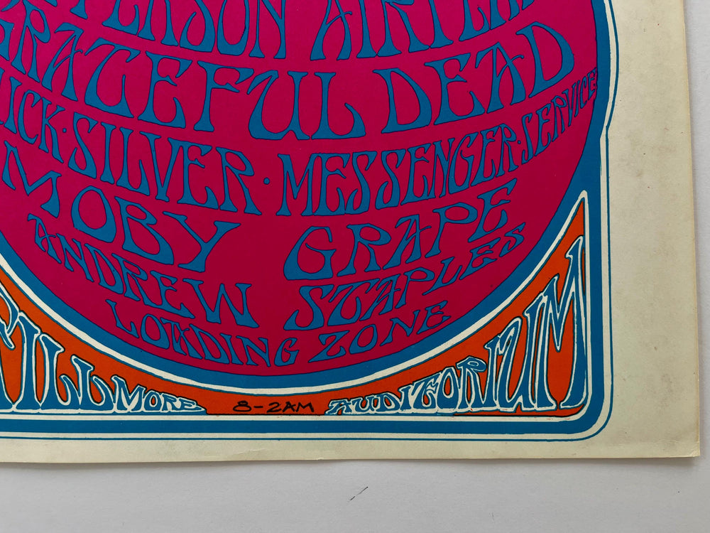 Stanley Mouse Alton Kelley Grateful Dead Fillmore Auditorium 1967 AOR 2.71