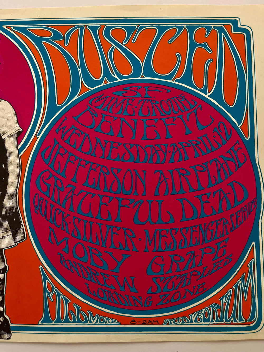 Grateful Dead Fillmore Auditorium 1967 AOR 2.71 Stanley Mouse Alton Kelley