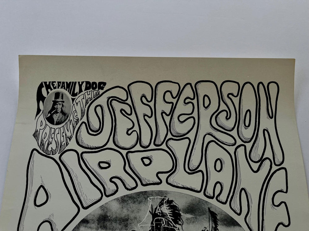 Jefferson Airplane Fillmore Auditorium 1966 FD-1 RP-2 Wes Wilson