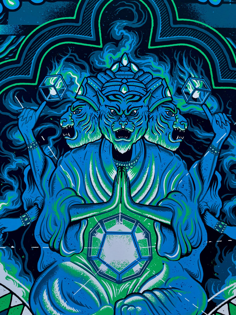 Umphrey's Mcgee Ashville N.C 2018  Paul Kreizenbeck Original Concert Poster