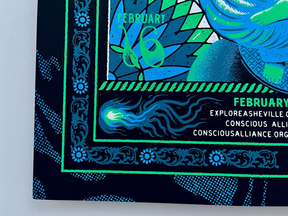 Umphrey's Mcgee Ashville N.C 2018  Paul Kreizenbeck Original Concert Poster