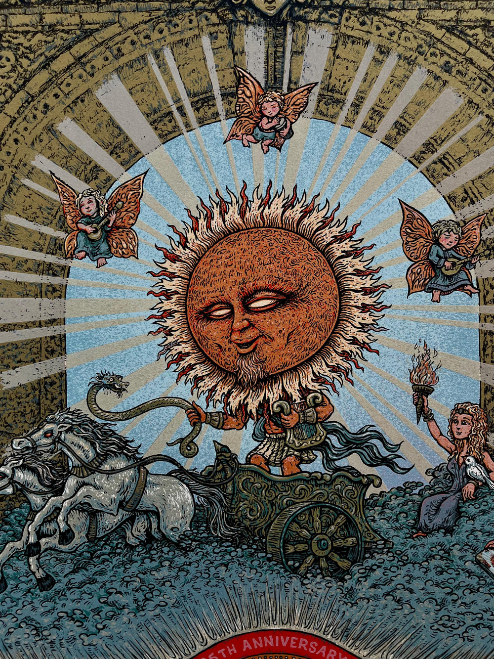 Widespread Panic Chicago Theatre 2011 Marq Spusta First Edition Poster
