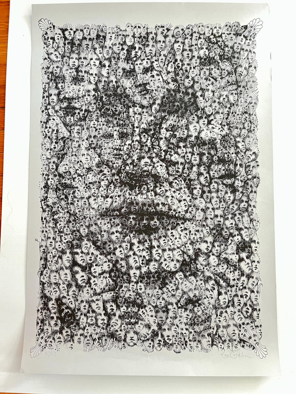 Lee Conklin Faces Signed Numbered Limited Edition Art Print