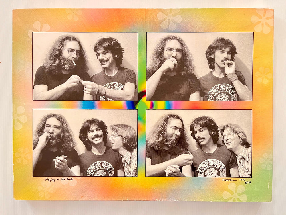 Grateful Dead 1978 “Playing in the Band” Signed Limited Edition Canvas by Peter Simon (#/175)