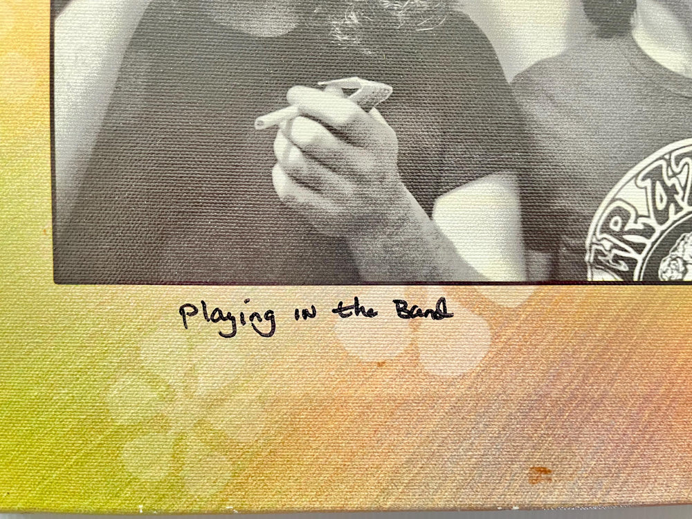 Grateful Dead 1978 “Playing in the Band” Signed Limited Edition Canvas by Peter Simon (#/175)