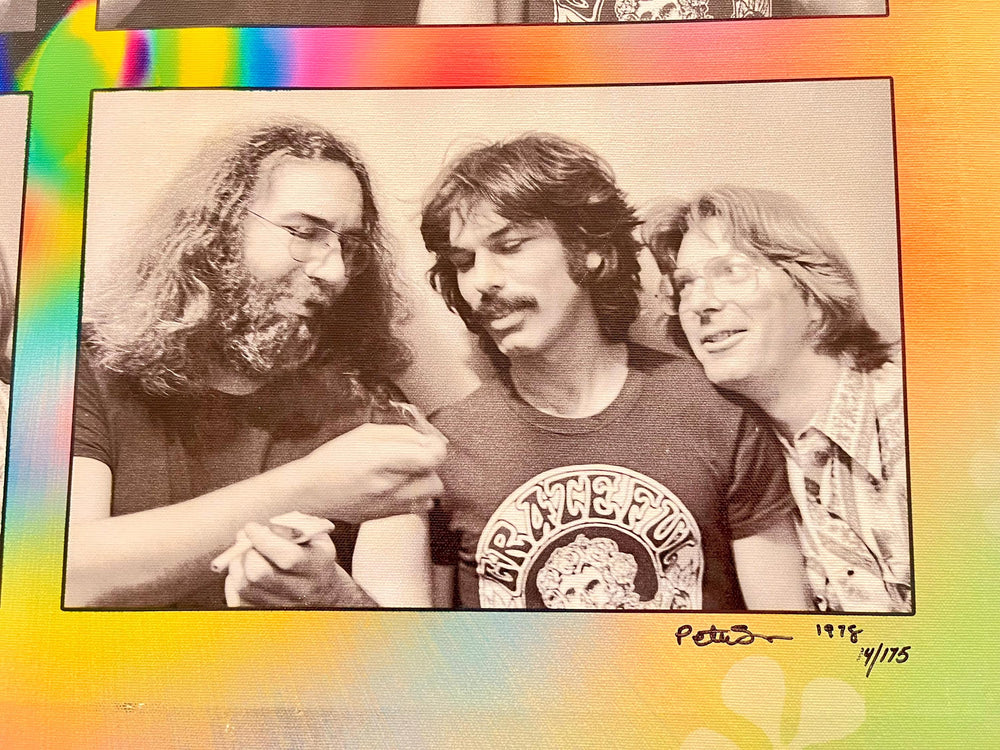 Grateful Dead 1978 “Playing in the Band” Signed Limited Edition Canvas by Peter Simon (#/175)