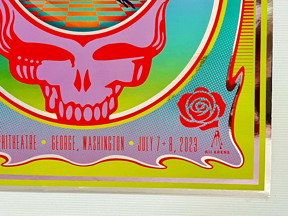 Dead and Company 2023 Gorge Amphitheatre Poster Signed Numbered Ki Arens