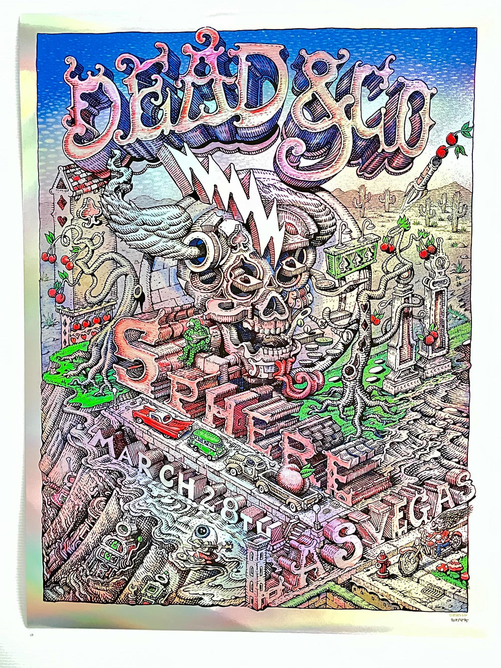 Dead & Company March 28 2025 The Sphere LE Foil 209/475 David Welker