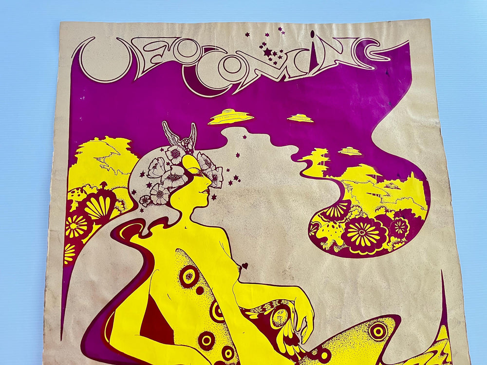 Hapshash & The Coloured Coat UFO Club Psychedelic Poster Soft Machine Arthur Brown Vintage 1967