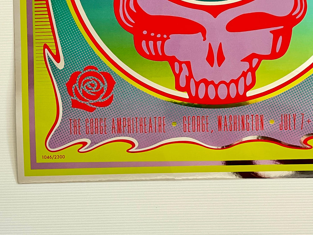 Dead and Company 2023 Gorge Amphitheatre Poster Signed Numbered Ki Arens