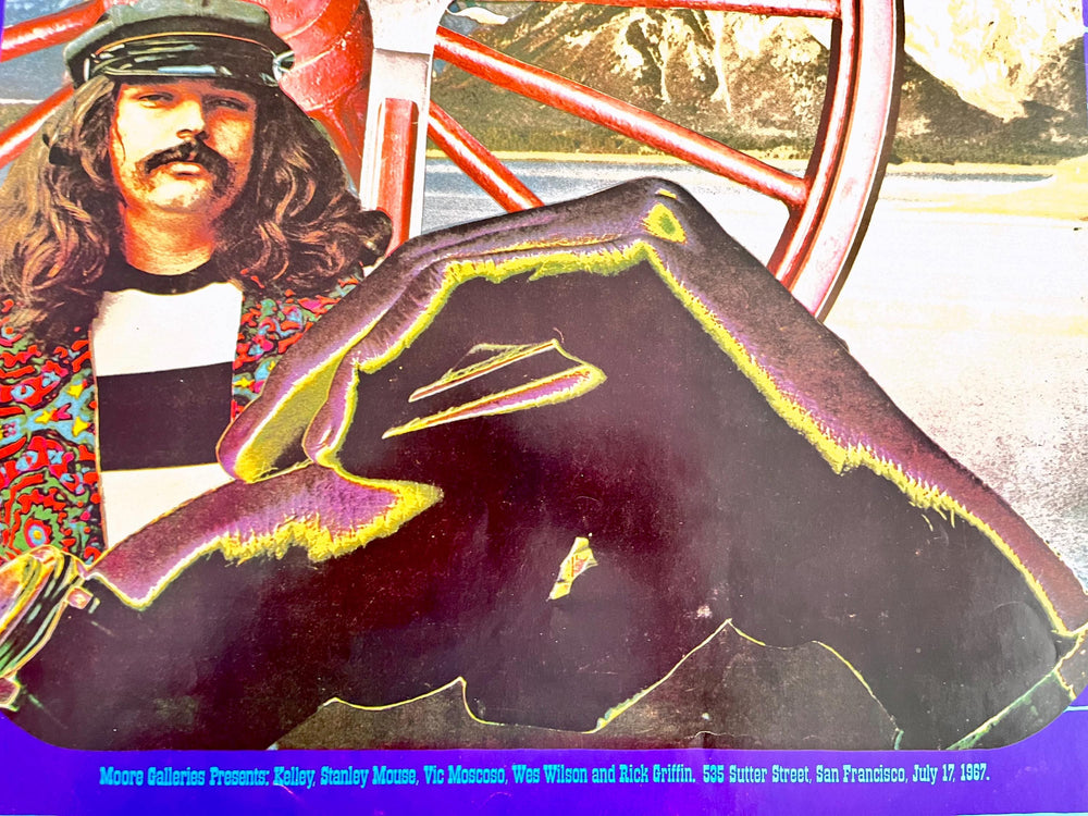 1967 Psychedelic Concert Poster Reprint – Stanley Mouse Moscoso Rick Griffin – San Francisco Rock Art