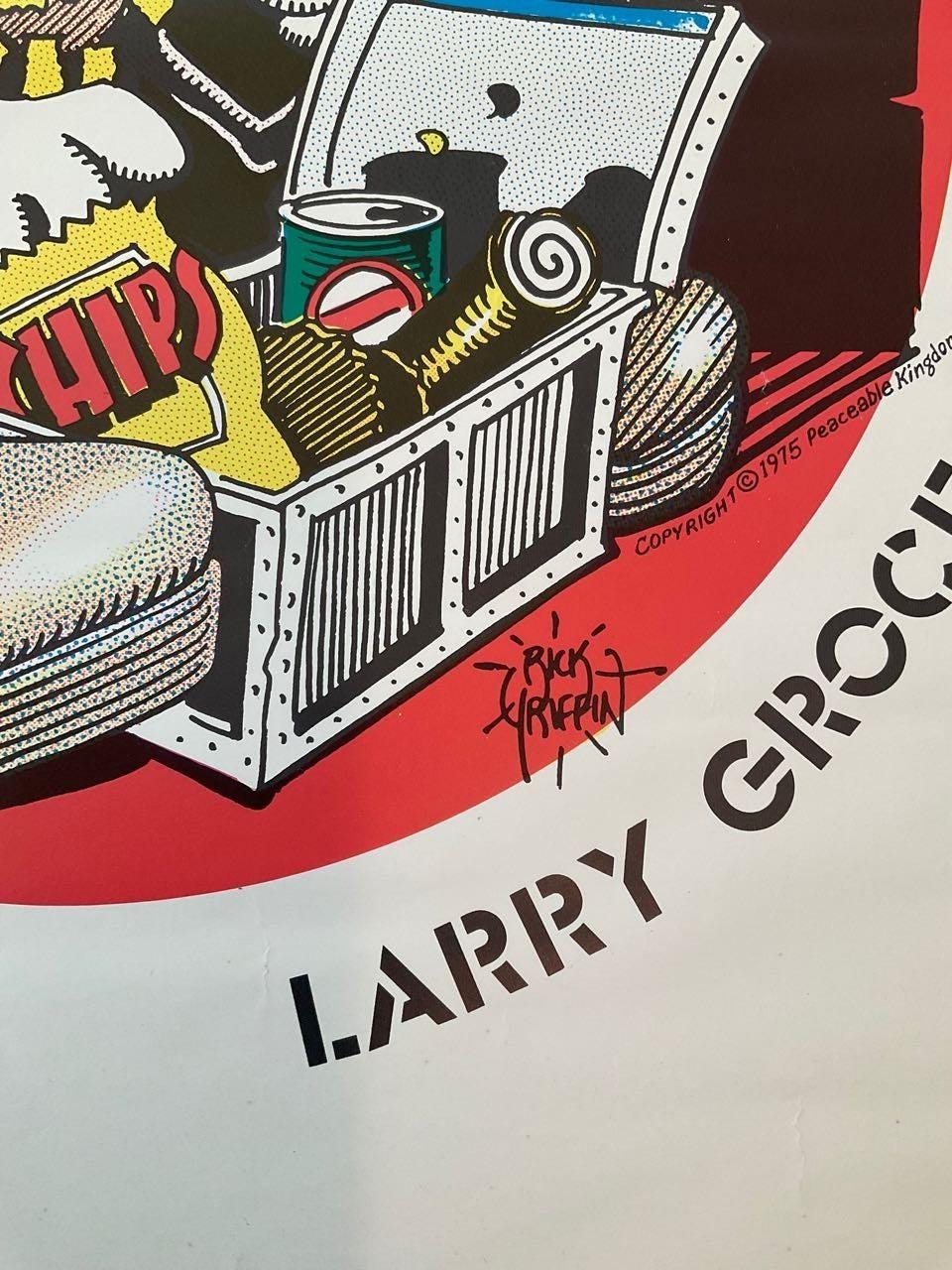 Rick Griffin Junk Food Junkie Poster Reprint – Larry Groce 1970s Rock Art