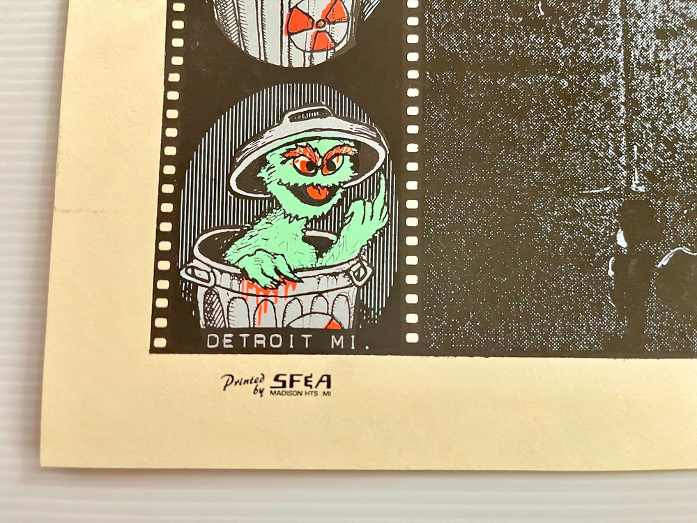 Garbage 1995 Concert Poster Emek Signed Pencil Autograph St Andrews Hall Detroit SFEA Print