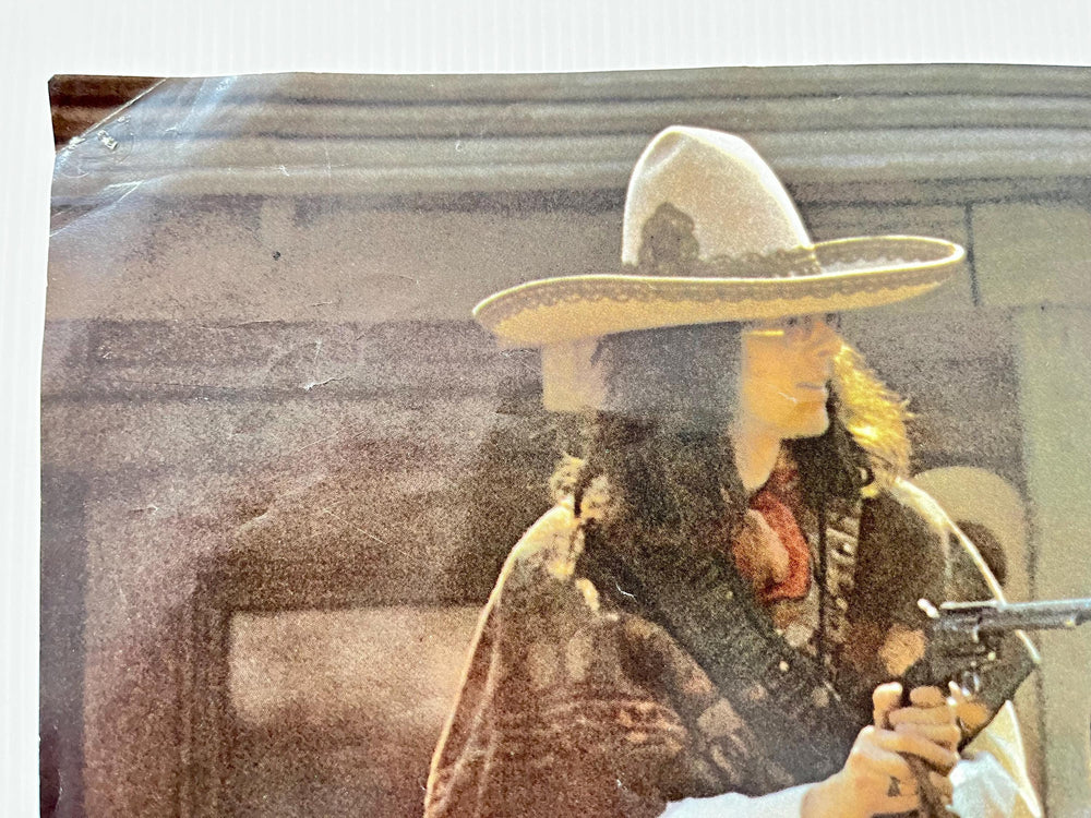 Jimi Hendrix Cowboy Poster 1968 – Original Vintage Folded Rock Poster – Photo by Ed Thrasher