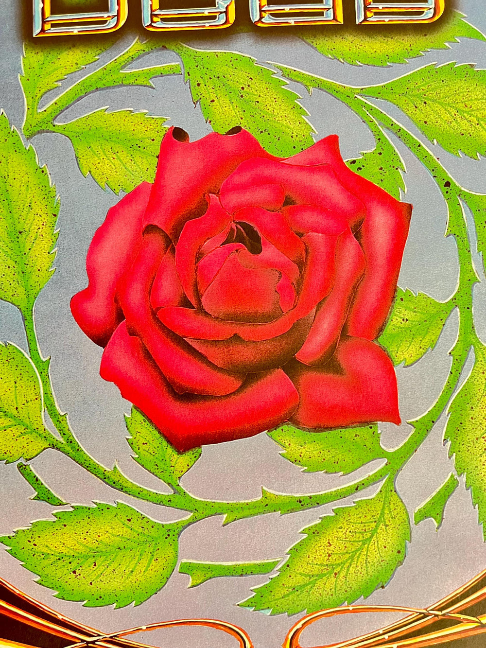 Grateful Dead Arista Years Poster Signed & Numbered Alton Kelley