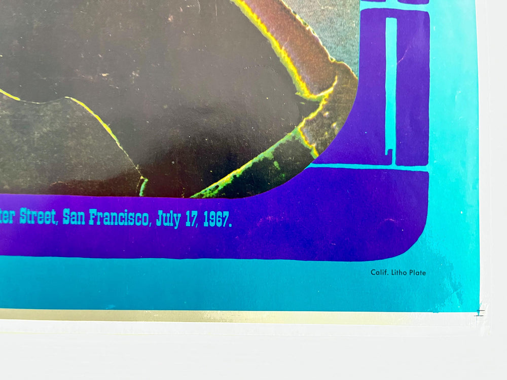 1967 Psychedelic Concert Poster Reprint – Stanley Mouse Moscoso Rick Griffin – San Francisco Rock Art