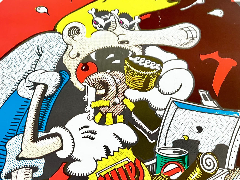 Rick Griffin Junk Food Junkie Poster Reprint – Larry Groce 1970s Rock Art