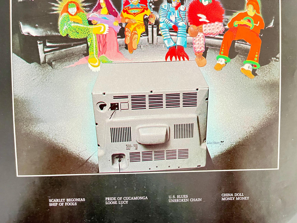 Grateful Dead “From the Mars Hotel” 1974 Original Printer’s Proof / CMYK Color Proof – Album Art Production Sheet