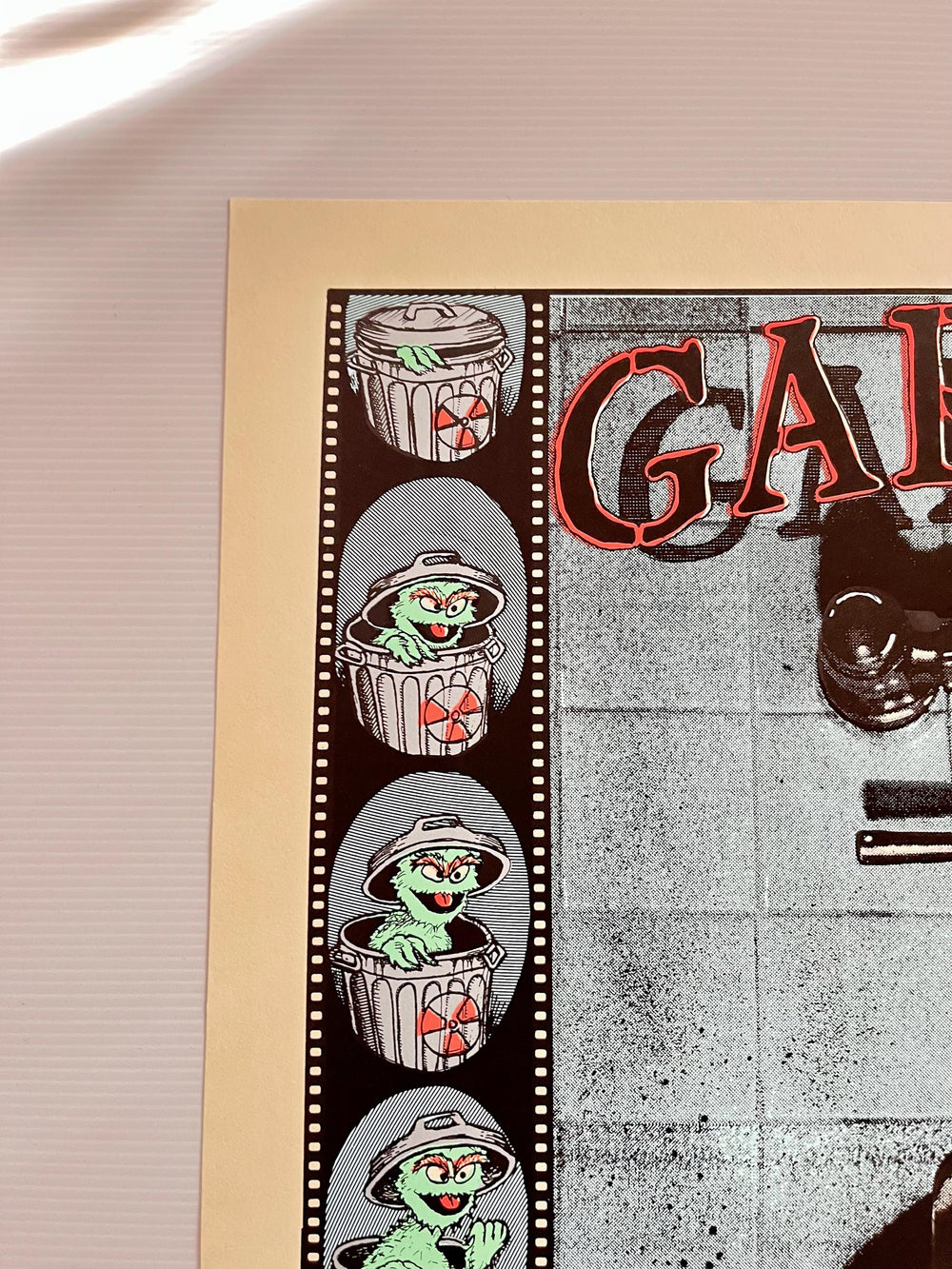 Garbage 1995 Concert Poster Emek Signed Pencil Autograph St Andrews Hall Detroit SFEA Print